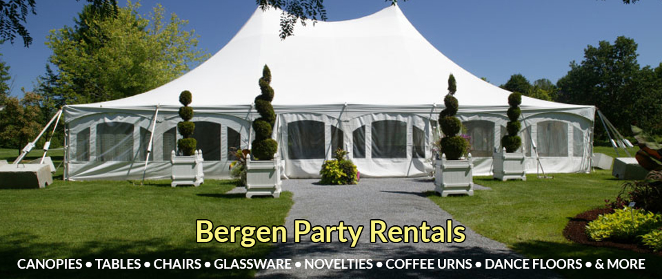Bergen Party Rentals New Jersey Tent Rentals Party Rentals In New Jersey Party Rental Equipment In Northern New Jersey